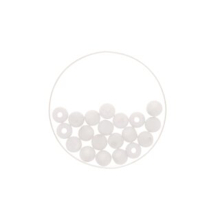 Glorex Perle 6mm Polaris matt 20st Weiss