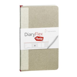 Hahenmühle REFILL für  DiaryFlex 18,2x10,4cm Refill mit Blankoseiten