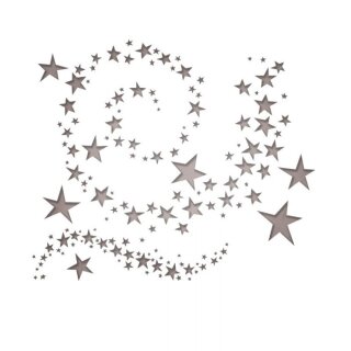 Sizzix Thinlits Die Set 9PK Swirling Stars