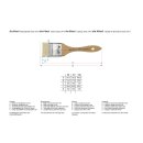 da Vinci Breiter Borstpinsel Serie 2473 Grösse 25