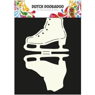 Dutch Doobadoo Dutch Card Stencil Schlittschuh A4