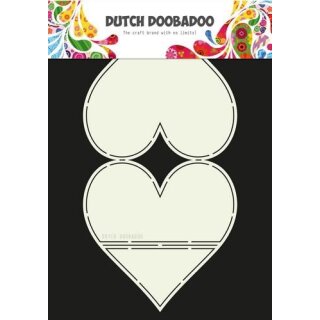 Dutch Doobadoo Dutch Card Stencil Herz A4
