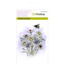 Clear Stamp Blumenwiese mit Insekten