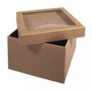 Papp-Box mit Schütteldeckel klarischt klein
