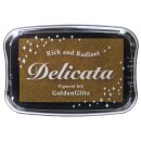 Delicata Metallic Stempelkissen 9,9x6,8x1,9cm gold