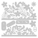 Sizzix Thinlits Die Set 9PK Floral Edges #2