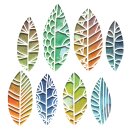 Sizzix Thinlits Die Set 8PK  Cut Out Leaves by Tim Holt