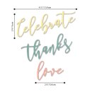 Sizzix Thinlits Die Set 3PK Occasion Phrases by Sharon Drury