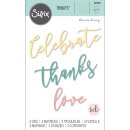 Sizzix Thinlits Die Set 3PK Occasion Phrases by Sharon Drury