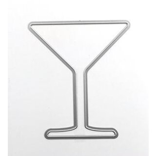 Stanzschablone Martini Glas 74x85mm