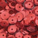 Pailletten rund gewölbt 6mm zu 5g ca. 500Stk Rot