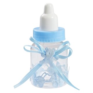 Babyflaschen klein 4x9cm zu 3 Stk blau