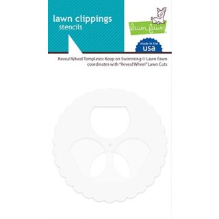 Lawn Fawn reveal wheel templates: keep on swimming