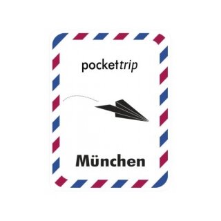 Pocket Trip Hamburg, Miniaturkarte, Stadtkarte 22x94mm zum aufklappen München