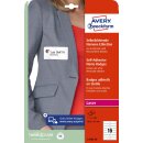 AVERY Namensetiketten 88,9x31mm Laser 20 Bogen