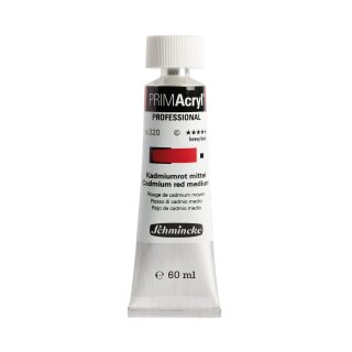 PRIMAcryl Tube 60ml Kadmiumrot mittel