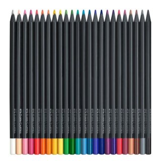 Farbstifte Black Edition neon Farben 24 Stück