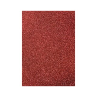 Artoz Glitter Papier rot A4, 230 g/m², selbstklebend