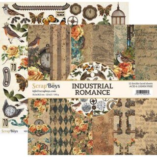 ScrapBoys Industrial Romance 12 Bogen