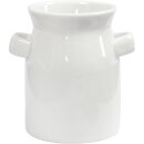 Milchkanne mini aus Keramik weiss