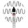 Candle Wachs-Pen 28ml Silber