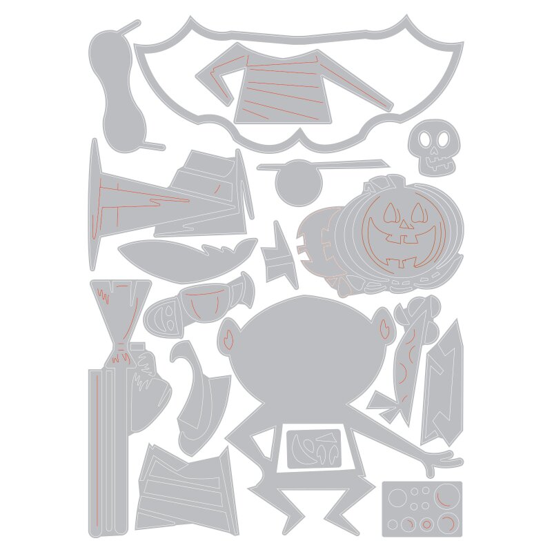 Sizzix Thinlits Die Set Tim Holtz Village Collection