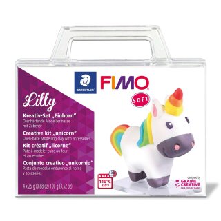FIMO soft Set im Koffer Einhorn