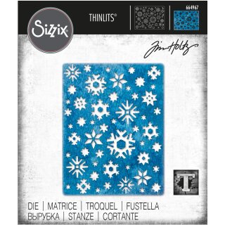 Sizzix Fustella Thinlits 665582 Scribbly Snowflakes