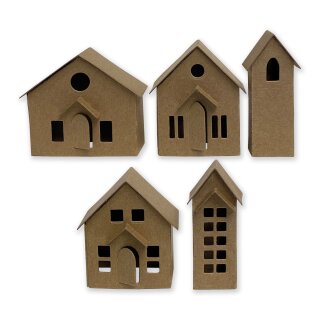 Sizzix Thinlits Die Set 16PK Paper Village #1  by Tim Holtz