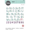 Sizzix Thinlits Die Bold Brush Alphabet by Sophie Guilar