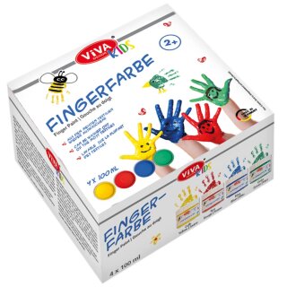 Viva Kids Fingerfarben 4x100ml