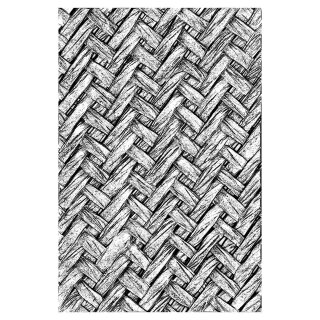 Sizzix 3-D Texture Fades Embossing Folder - Intertwined by Tim Holtz