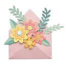 Sizzix Thinlits Die Set 12PK - Flowers w/ Envelope by...