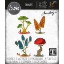 Sizzix Thinlits Die Set 5PK - Funky Toadstools by Tim Holtz