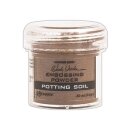 Wendy Vecchis Embossing-Powder 18g Potting Soil, braun