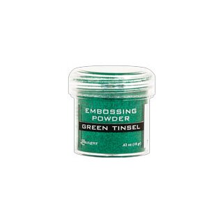 Ranger Embossing Powder 34ml Green Tinsel