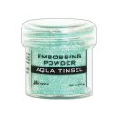 Ranger Embossing Powder 34ml Aqua Tinsel