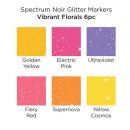 Spectrum Noir Glitter Marker Vibrant Florance 6 Stifte