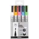 Chalk-Marker 5-er Set helle Farben