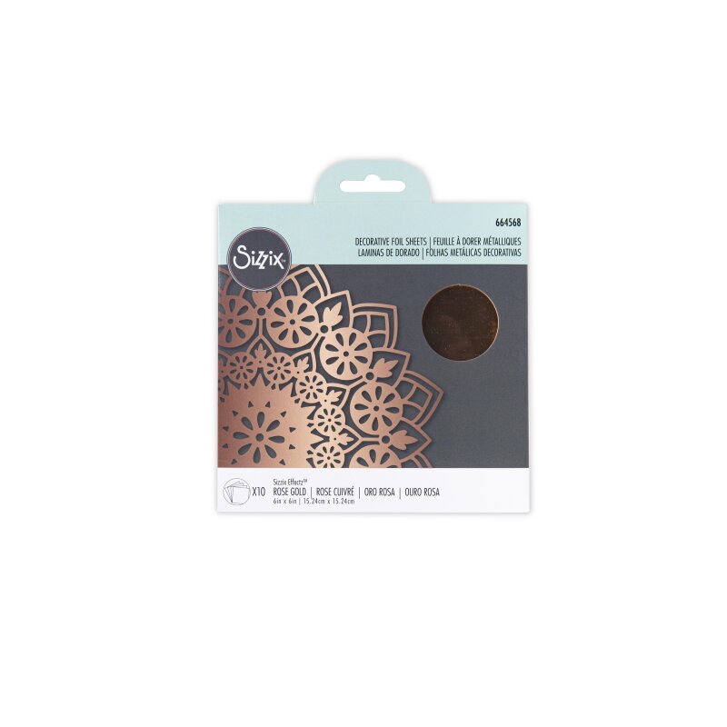 Sizzix Effectz Decorative Foil Sheets 15,2x15,2 cm 8 Bogen, 9.95 CHF