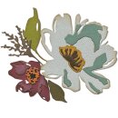 Sizzix Thinlits Die Set 5PK - Brushstroke Flowers #3 by...