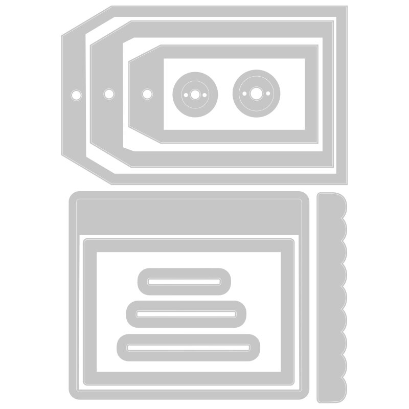 Sizzix Thinlits Die Set Halloween 2021 Von Tim Holtz - 11-teiliges Stanzenset