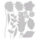Sizzix Thinlits Die - Wild Blooms Serie1, 13 Pk Lisa Jones