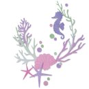Sizzix Thinlits Die - Coral Wreath 9 PK Olivia Rose