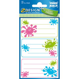 ZDesign Beschriftungsetiketten 2 Bogen a 3 Stk