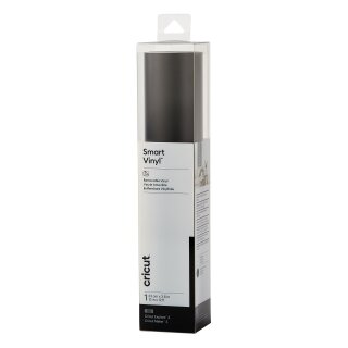 Cricut Vinylfolie Smart Ablösbar 33 x 366 cm Schwarz