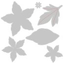Sizzix Framelits Die Set 6PK w/Stamps - Seasonal Flowers...