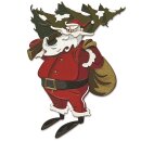 Sizzix Thinlits Die Set 18PK - Woodland Santa, Colorize...