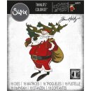 Sizzix Thinlits Die Set 18PK - Woodland Santa, Colorize by Tim Holtz