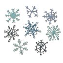 Sizzix Thinlits Die Set 8PK - Scribbly Snowflakes by Tim Holtz
